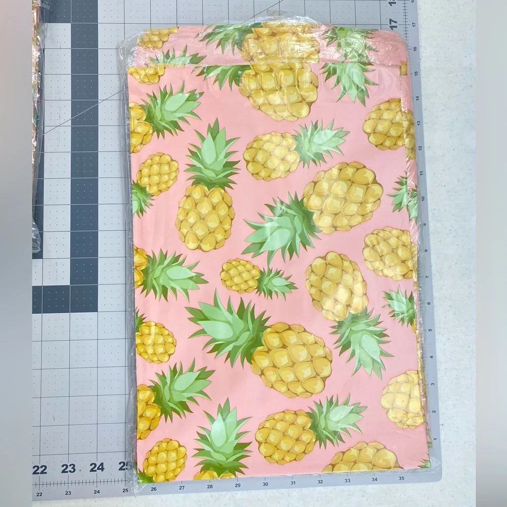 Pineapple Poly Mailers 24 large + 12 small Shipping Mail Shop Cute Tropical Fun